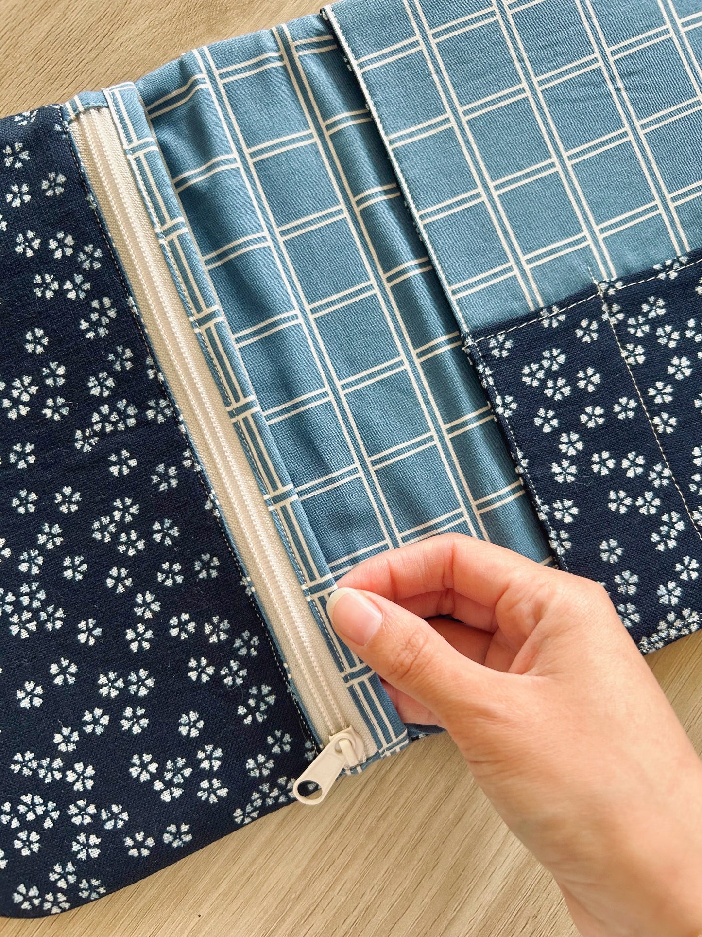 Handmade Blue Book Cover