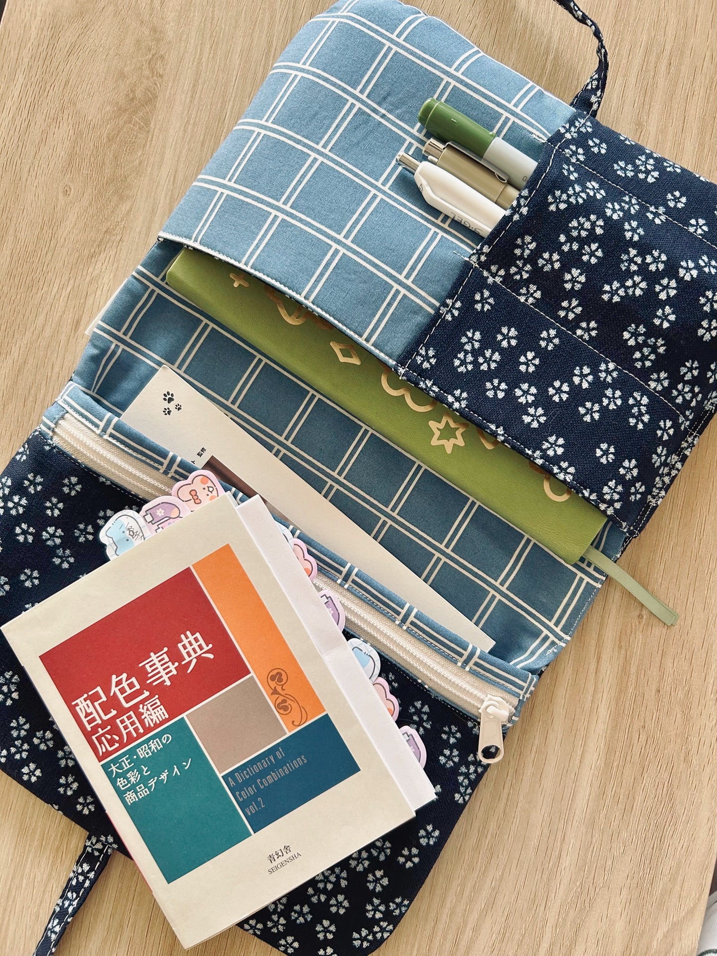 Handmade Blue Book Cover
