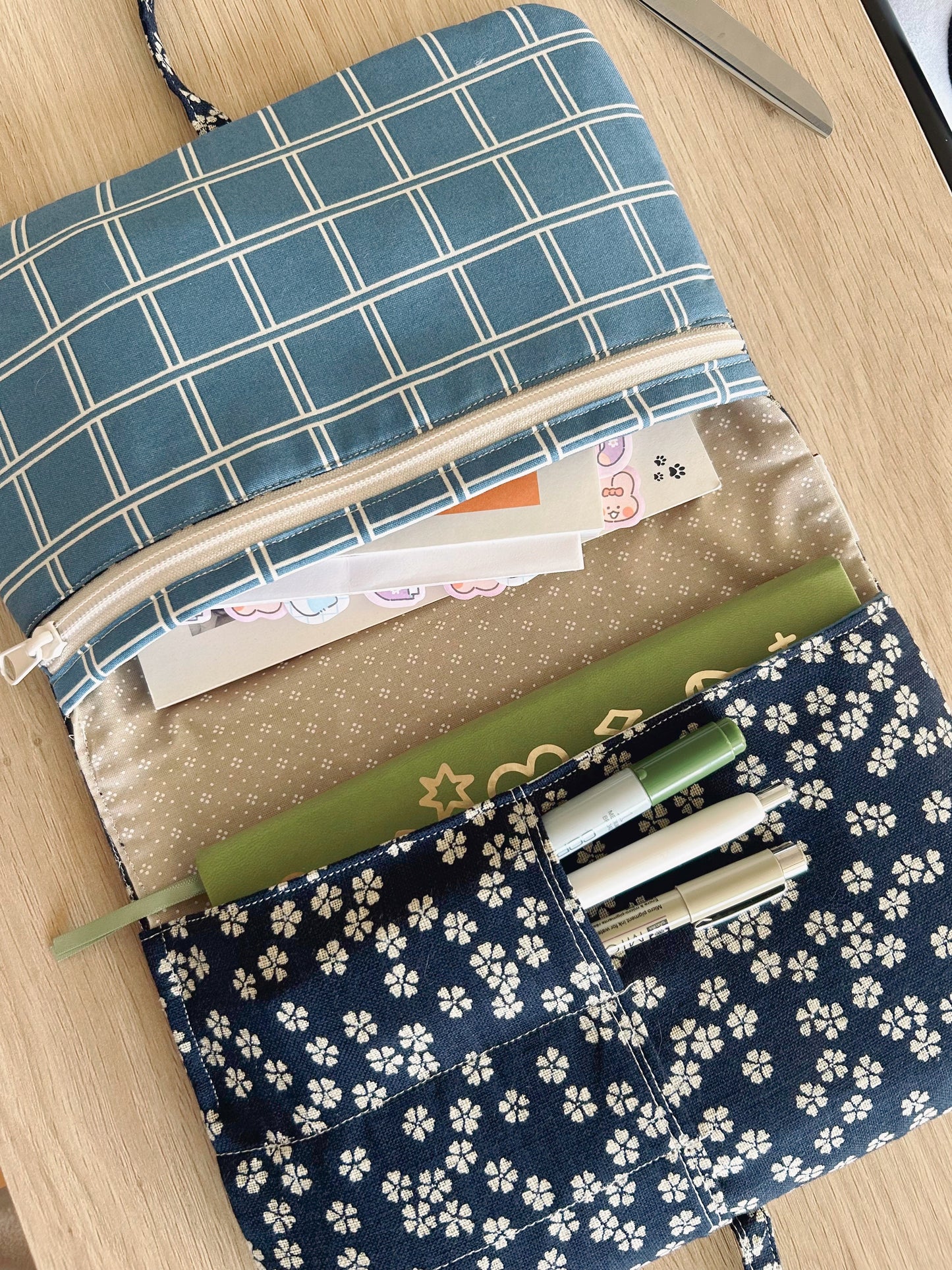 Handmade Quilted Book Cover