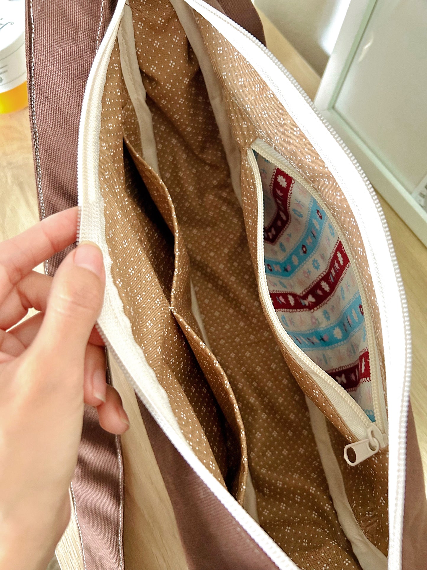 Handmade Teddy Empanada Bag