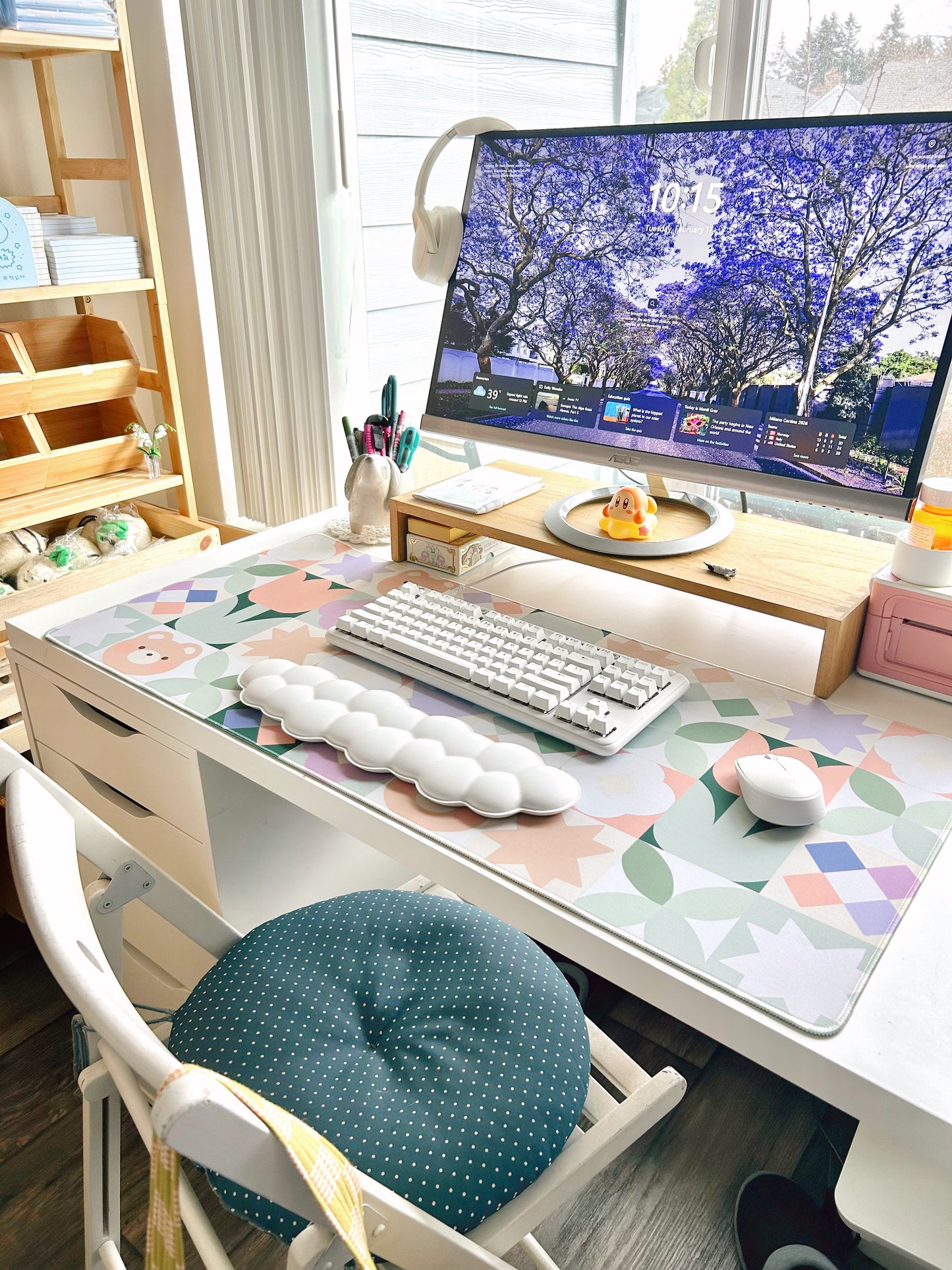 Bear Quilt Large Deskmat