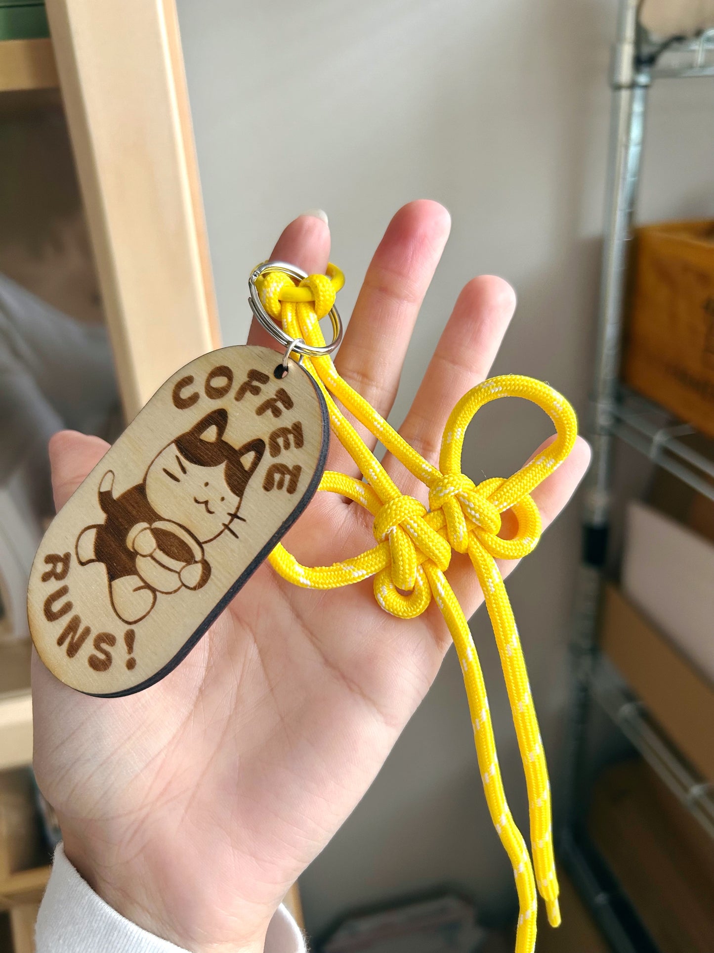 Coffee Runs Keychain