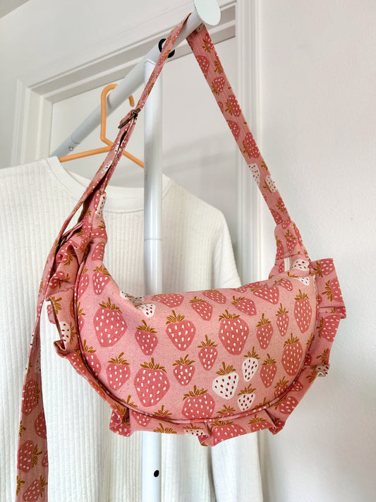 Handmade Strawbaby Empanada Bag