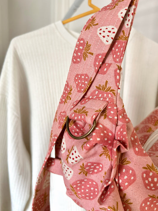 Handmade Strawbaby Empanada Bag