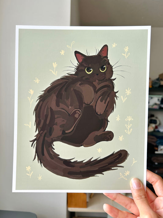 Momo Eyes Art Print
