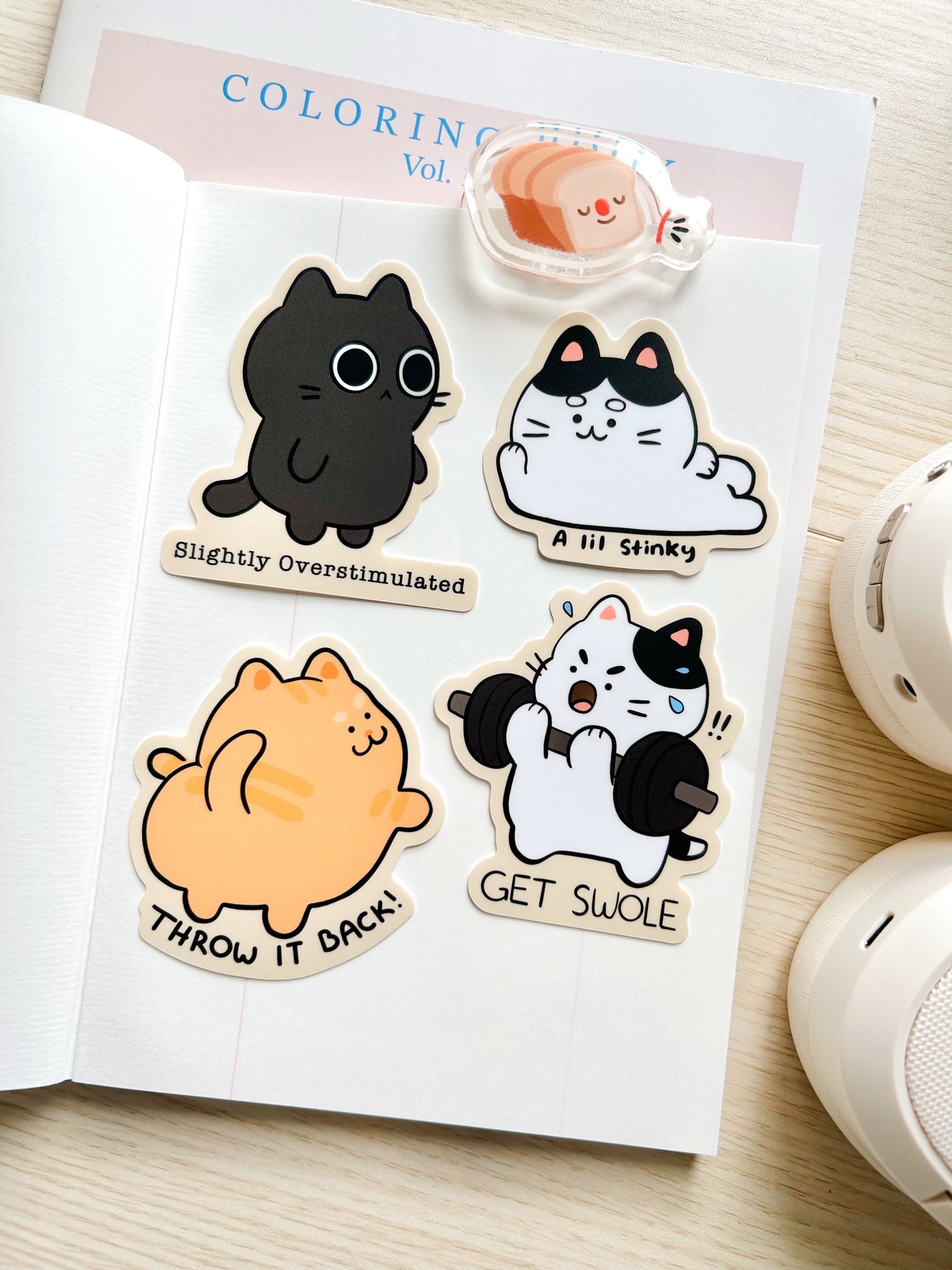 A Lil Stinky Vinyl Sticker