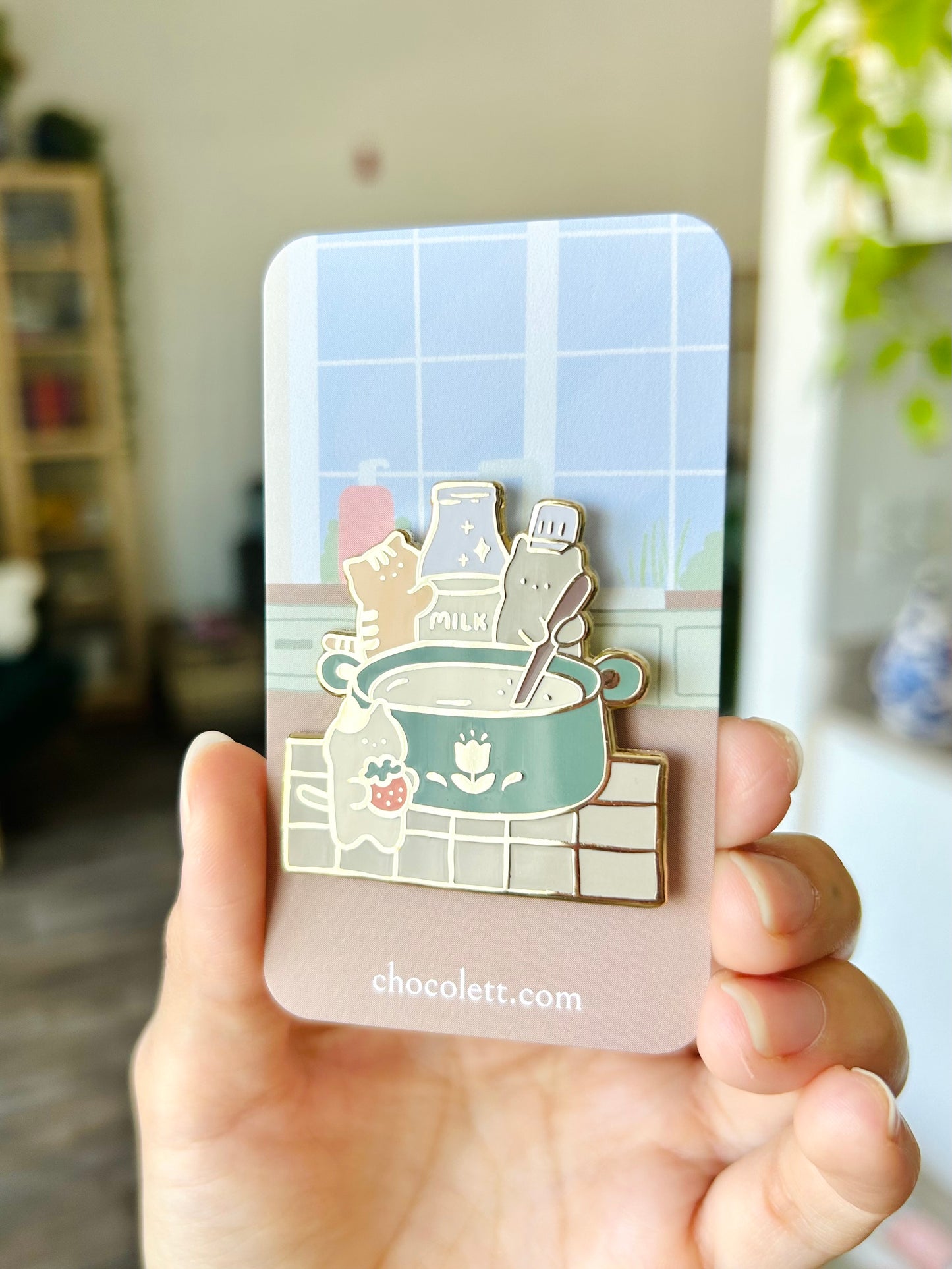 Cooking Cats Enamel Pin