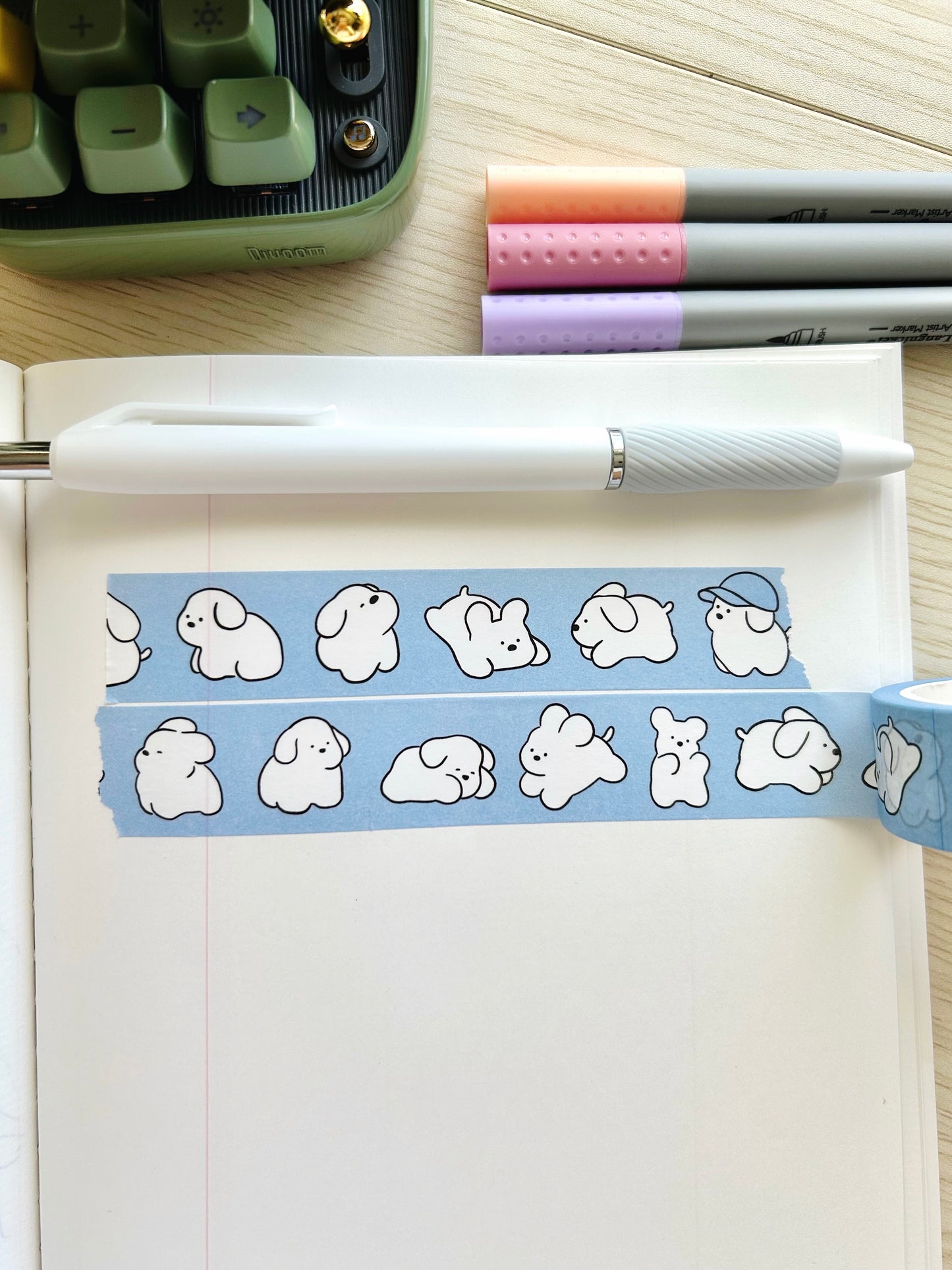 White Puppy Washi Tape