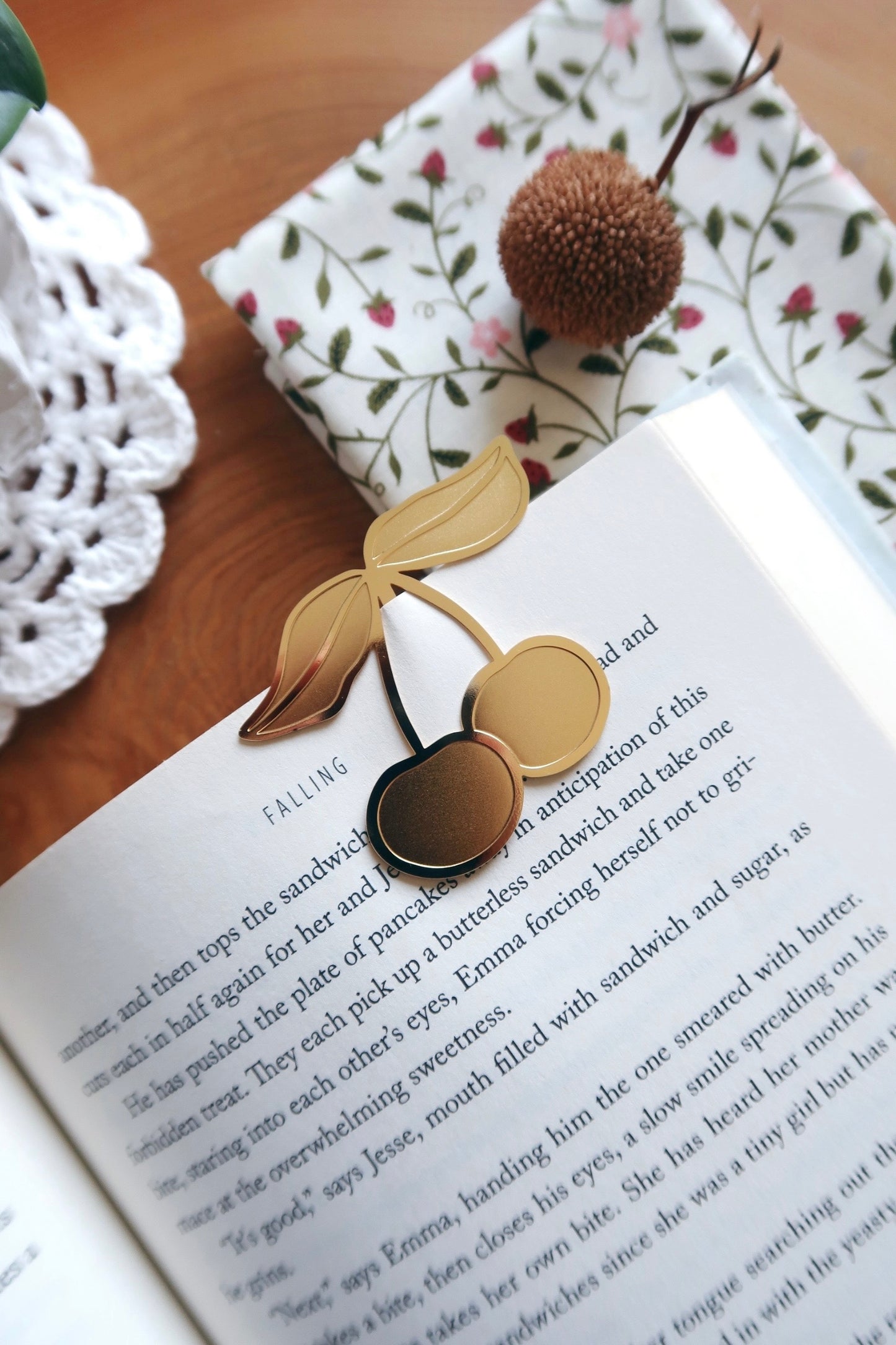 Cherry Brass Bookmark