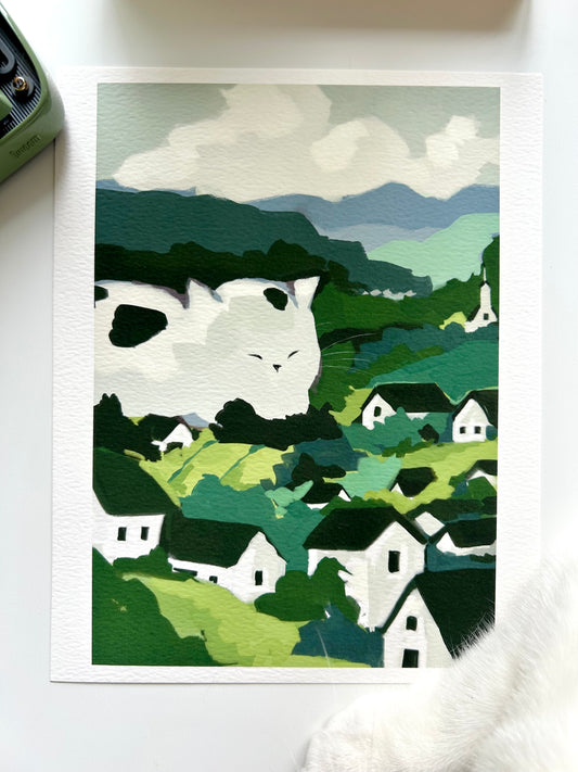 Kitty Art Print
