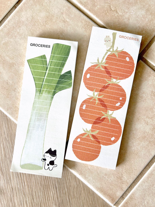 Magnetic Grocery Notepad