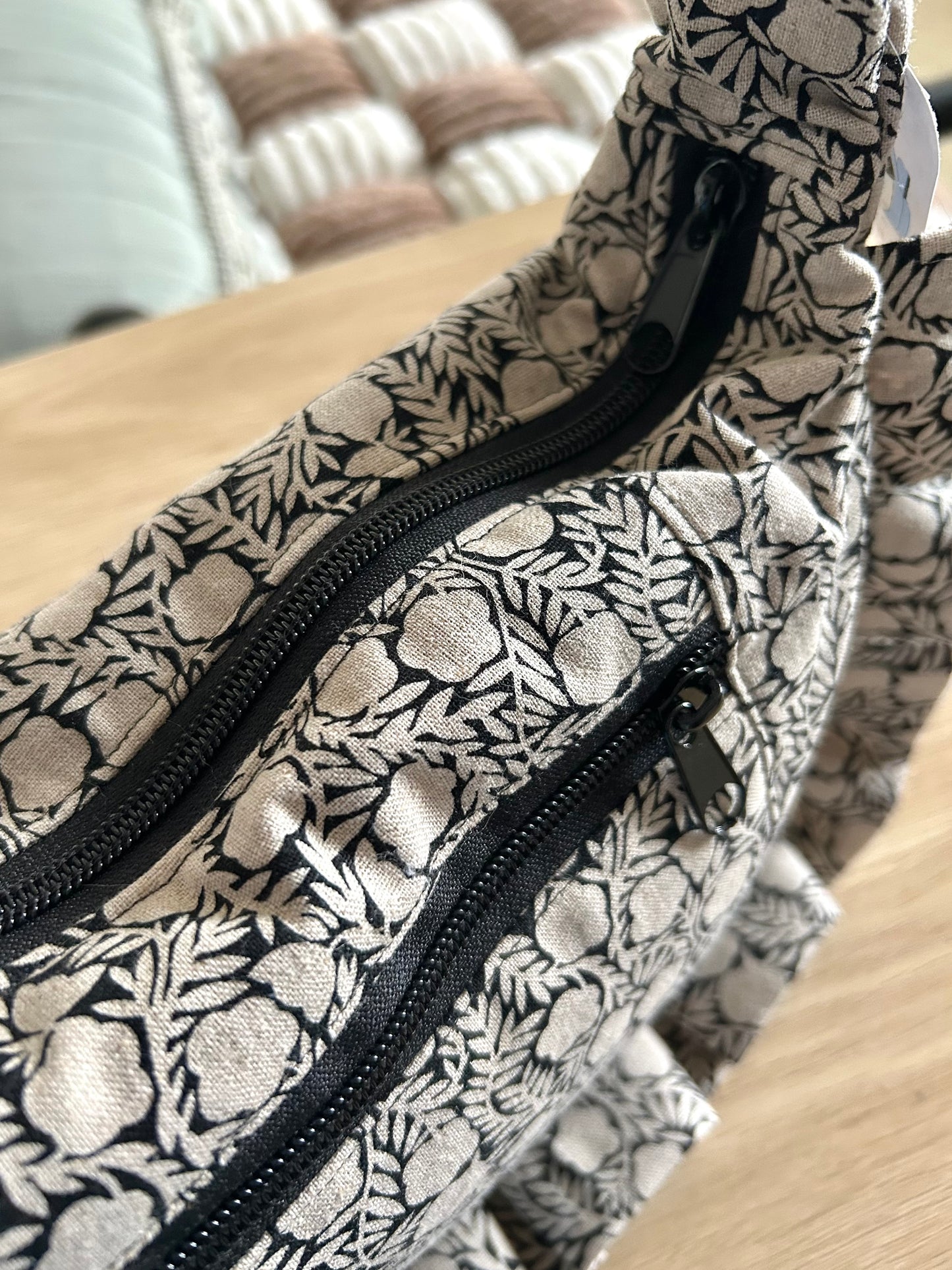 Black Bloomy Handmade Bag
