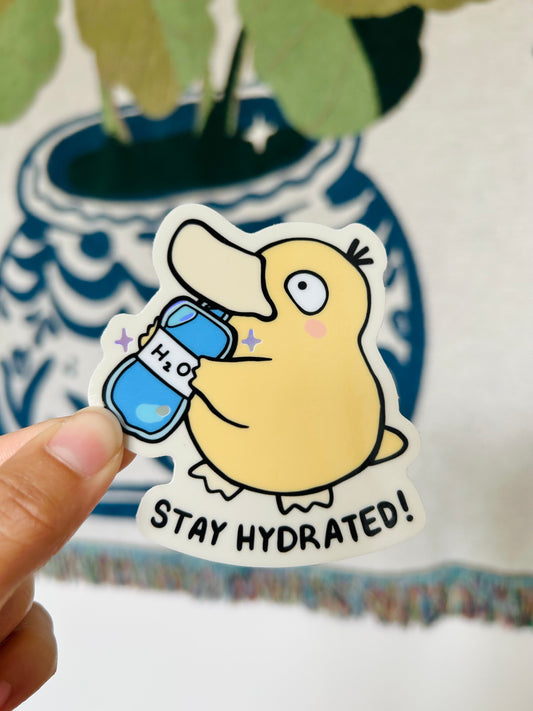 Stay Hydrated Vinyl Sticker
