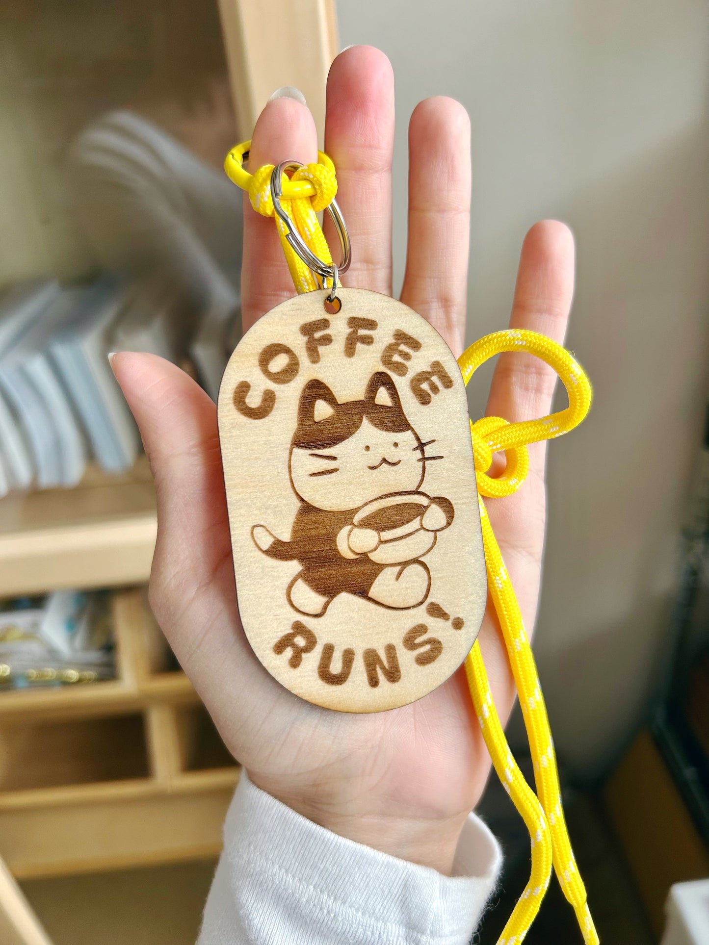 Coffee Runs Keychain