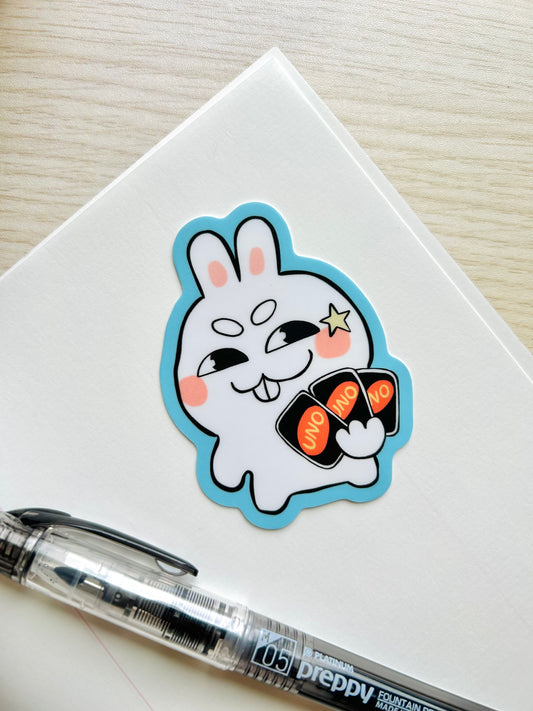 Uno Bun Vinyl Sticker