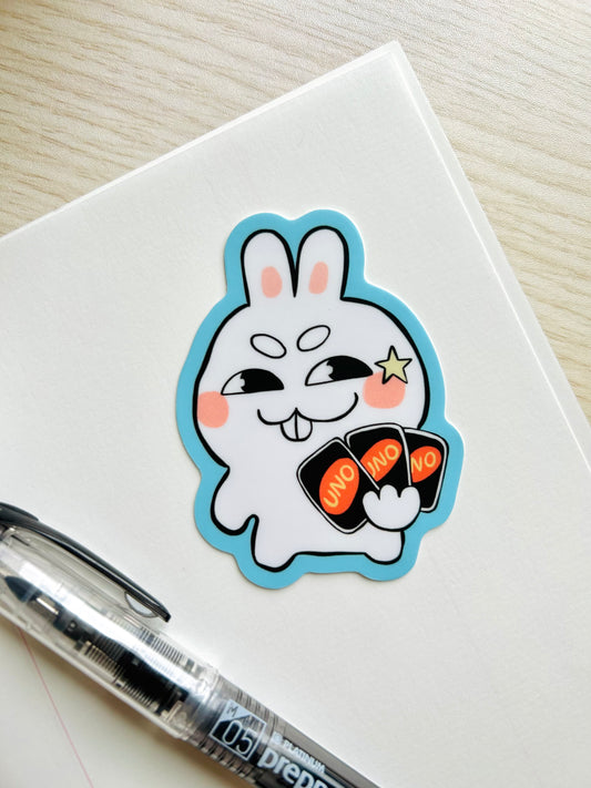 Uno Bun Vinyl Sticker