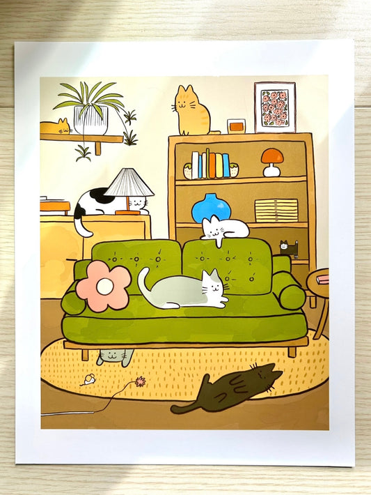 Cat Hair Print