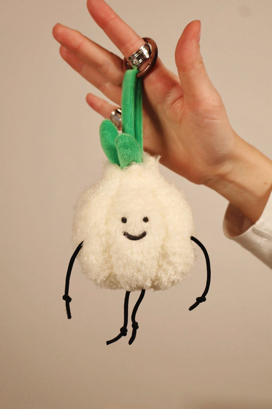 PRE-ORDER, Little Garlic Guy Plush Keychain