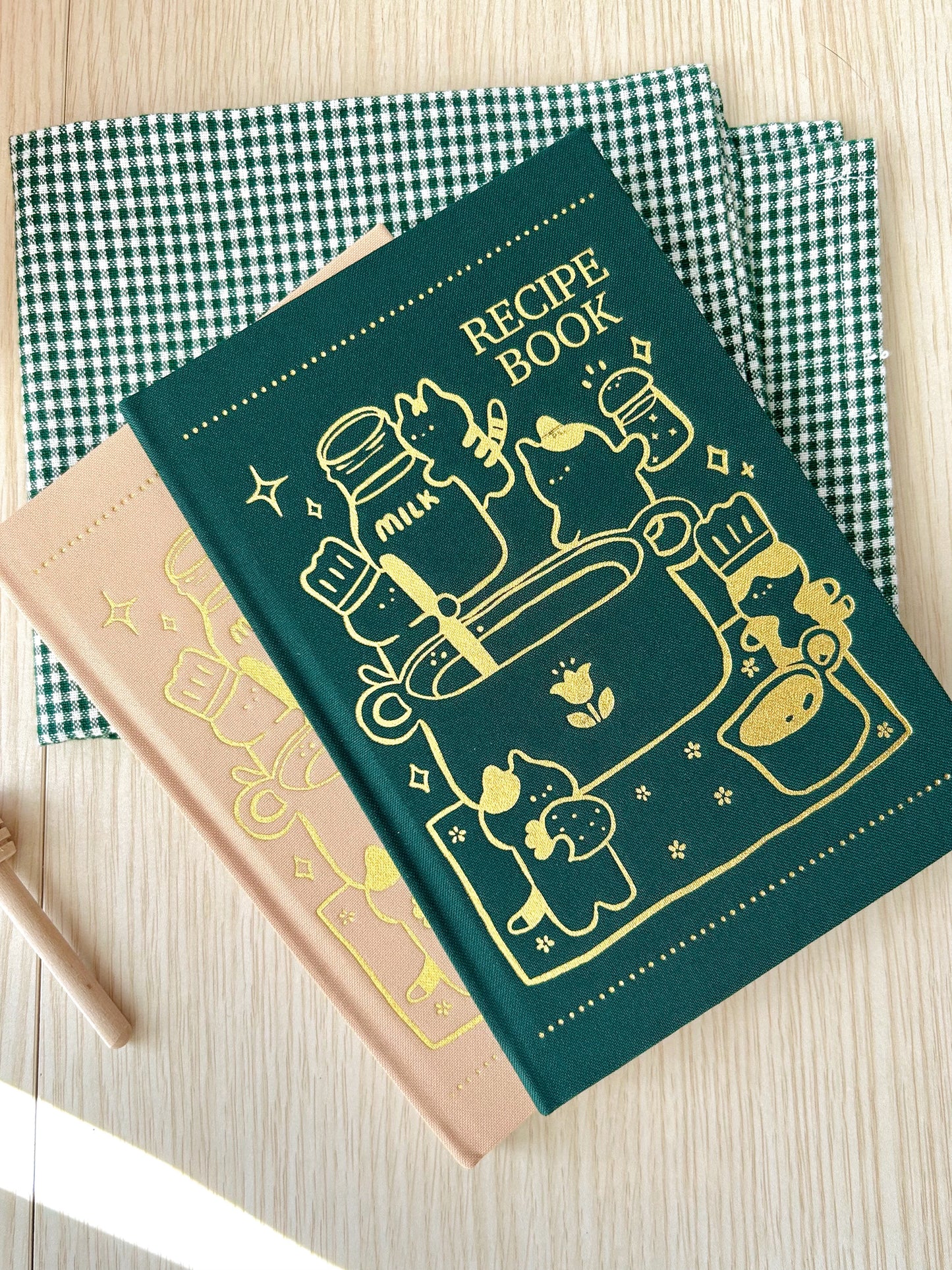 Linen Cat Recipe Book