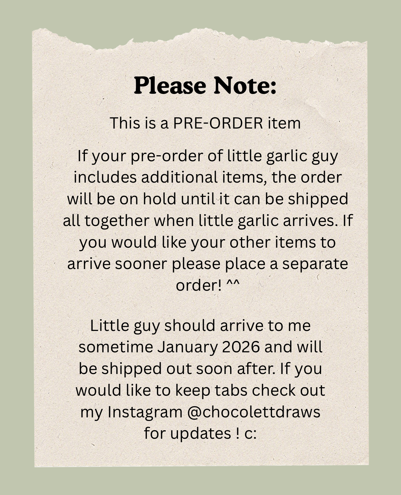 PRE-ORDER, Little Garlic Guy Plush Keychain