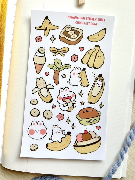 Banana Buns Sticker Sheet