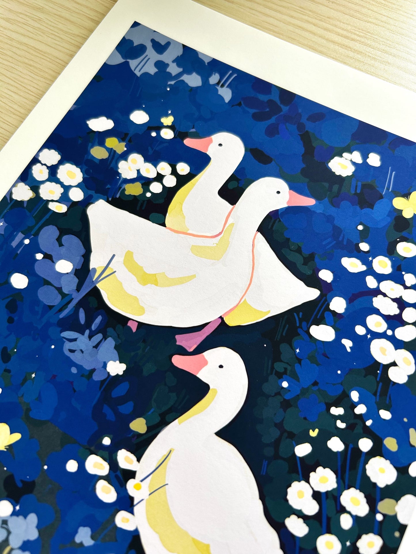 Serene Ducks Art Print