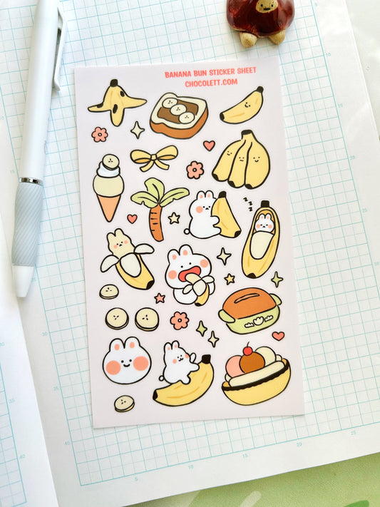 Banana Buns Sticker Sheet
