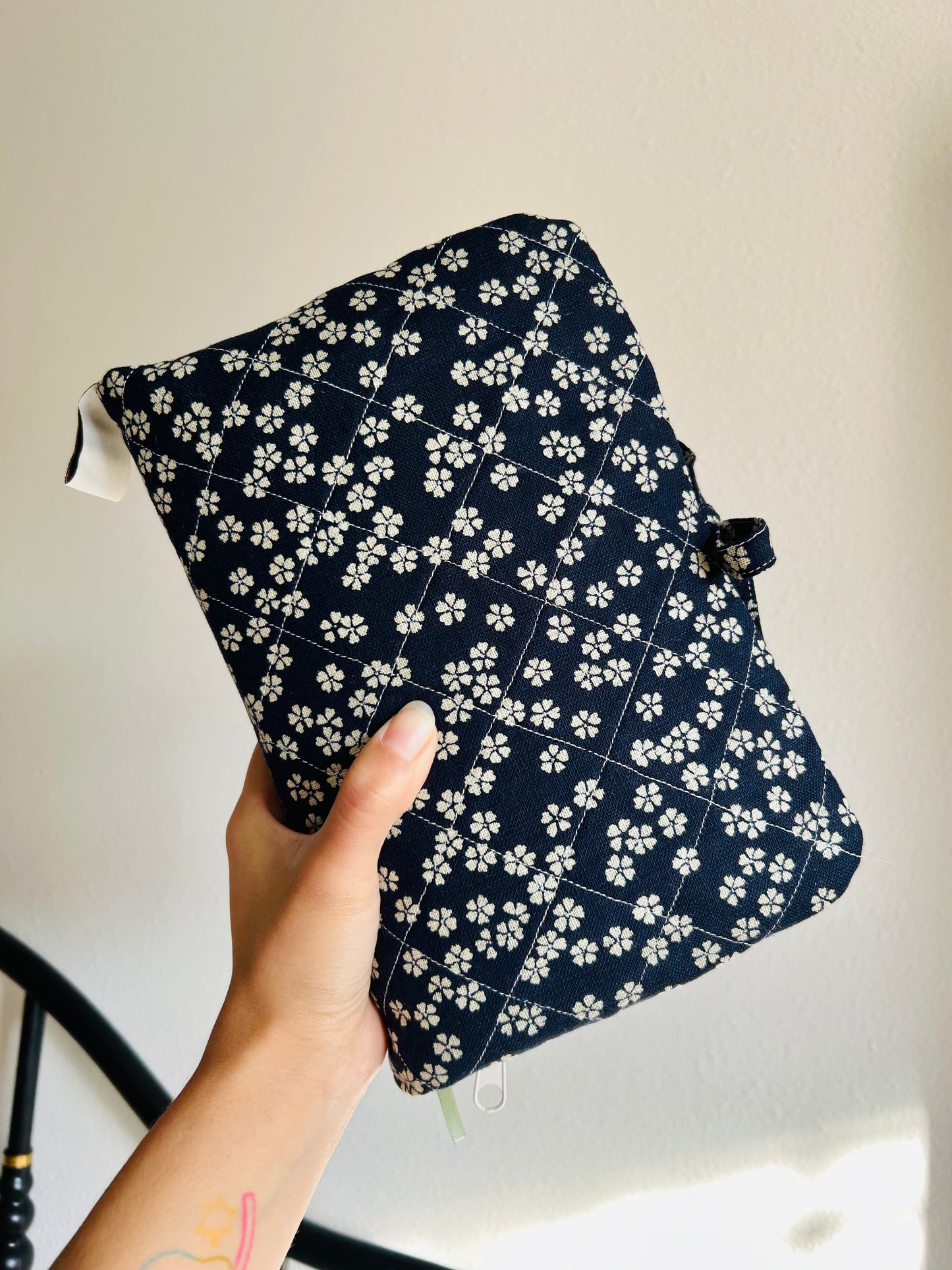 Handmade Quilted Book Cover