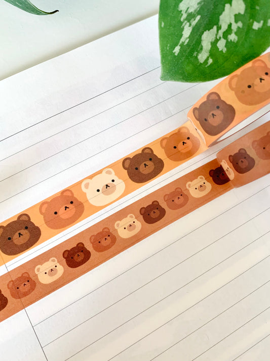 Bear bear bear washi tape