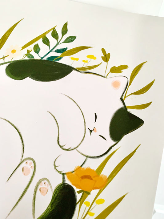 Sleeping Baby Art Print