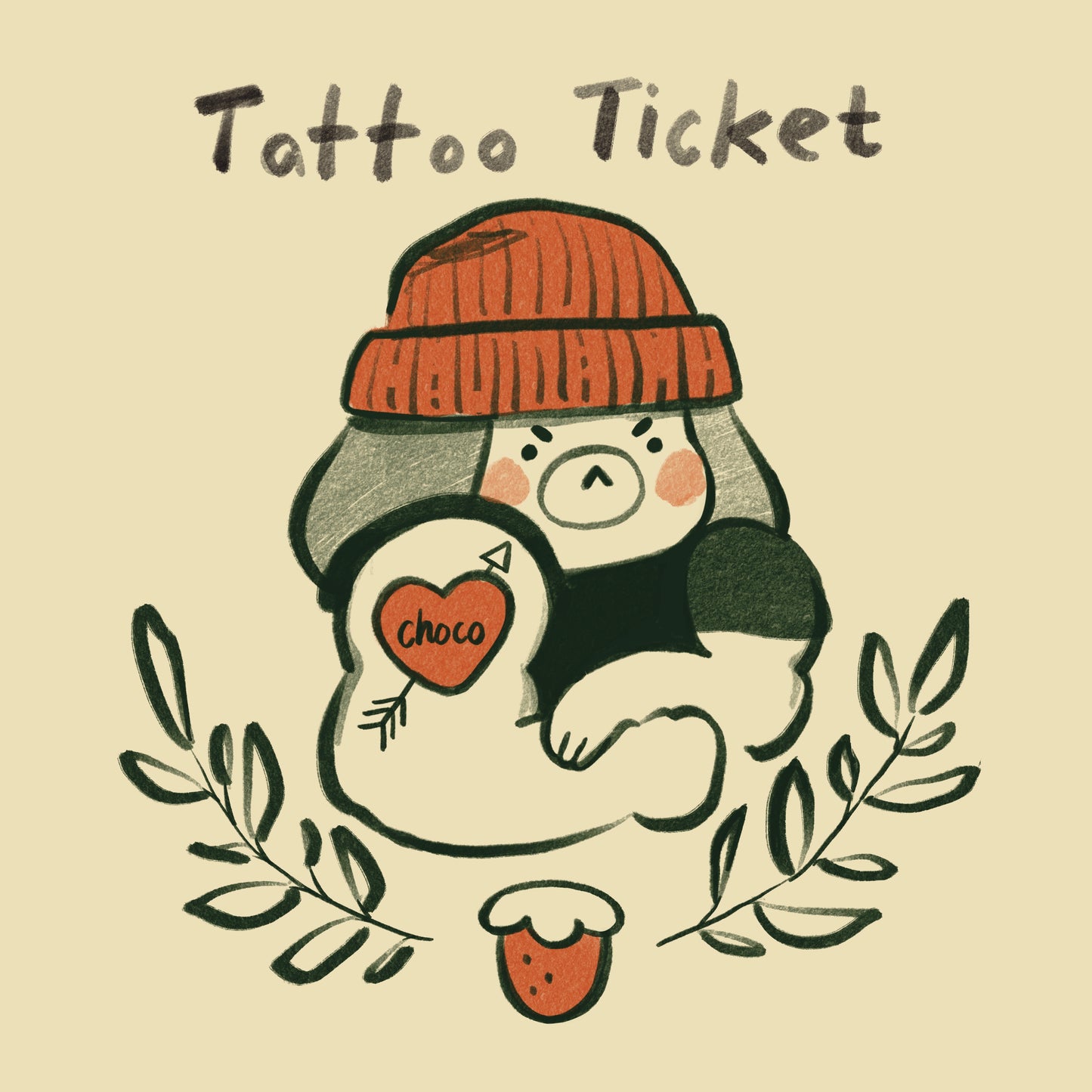 Tattoo Ticket (Please read Description)