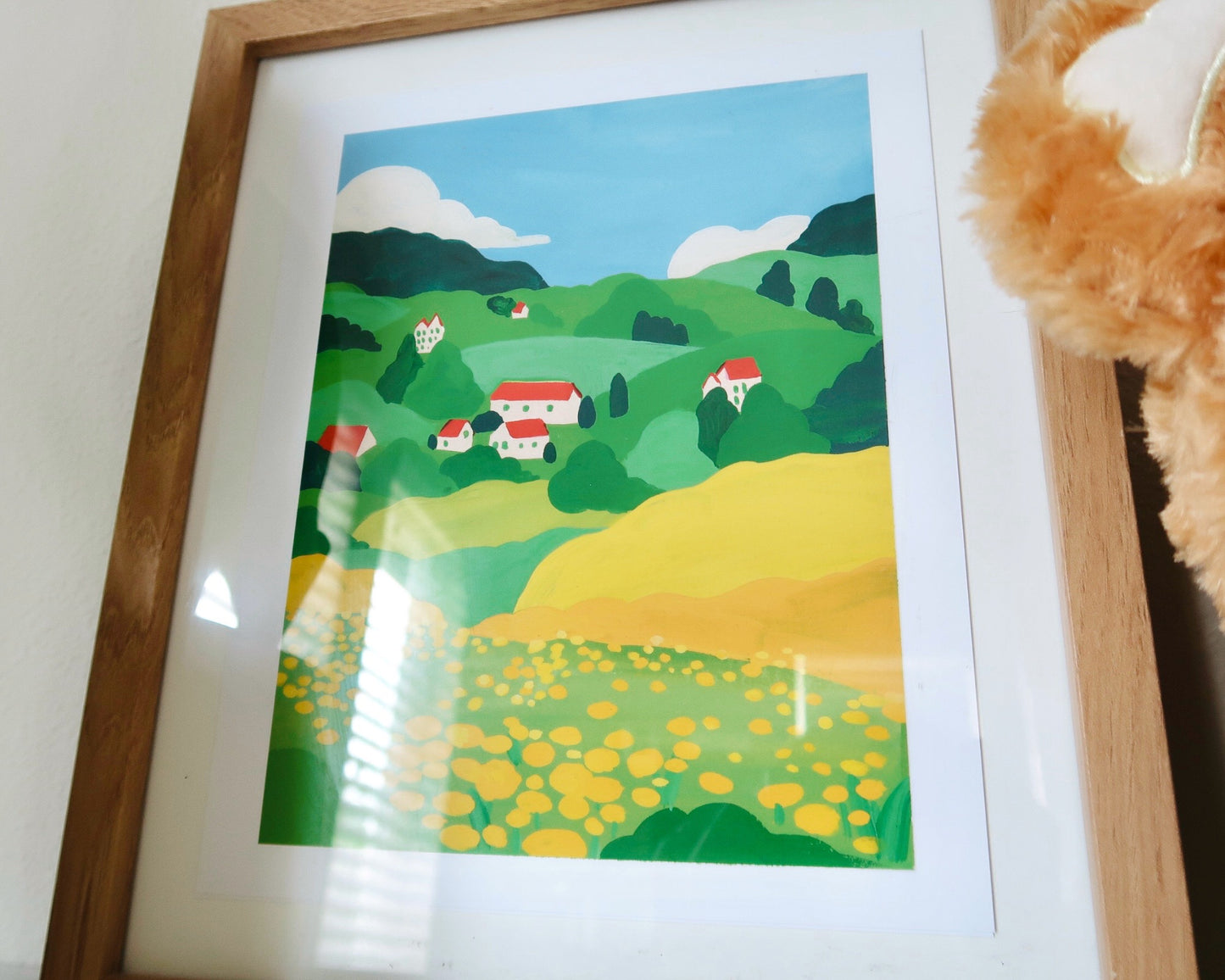 Little Far Off Village Art Print